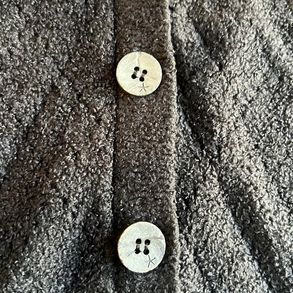 Barefoot Dreams | CozyChic Lite Diamond Pointelle Cardigan - Picture 6 of 9